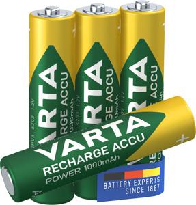 Varta HR03 NiMH AAA oplaadbare batterij oplaadbare batterij 4 stuks