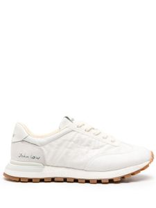 Premiata baskets John en cuir - Blanc