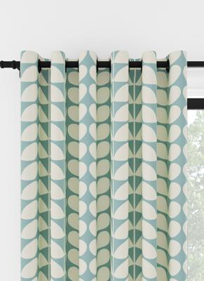 Orla Kiely - Ringgordijn - Solid Stem Duckegg