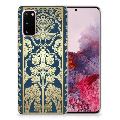 Samsung Galaxy S20 | TPU Case | Beige Flowers