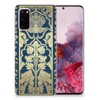 Samsung Galaxy S20 | TPU Case | Beige Flowers