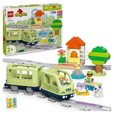 LEGO DUPLO My Town 10427 Interactieve avonturentrein - Educatief speelgoed voor 2-jarigen