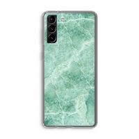 Groen marmer: Samsung Galaxy S21 Plus Transparant Hoesje