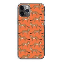 Cheetah: iPhone 11 Pro Transparant Hoesje