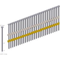 Prebena RK31/90BK Nagel met ronde kop (papiergebonden) Type RK 3000 stuk(s) - thumbnail