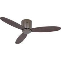 CasaFan ECO PLANO II 112 BZ-NB WiFi Flügel Nussbaum Plafondventilator 13 W (Ø x h) 112 cm x 160 mm Brons Met afstandsbediening, Timer, Met wintermodus,