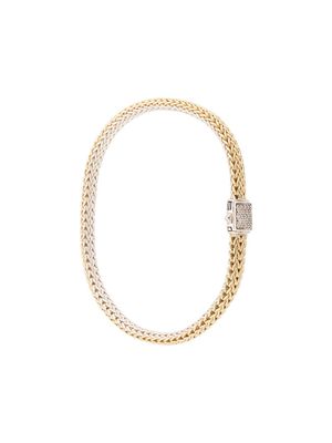 John Hardy bracelet réversible Classic Chain 5 mm en or jaune 18 ct