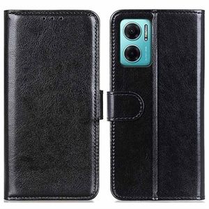 Xiaomi Redmi 10 5G/Note 11E Wallet Case met Magnetische Sluiting - Zwart