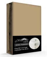 Dreamhouse Jersey Hoeslaken Taupe-90 x 200 cm - thumbnail