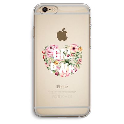 GRL PWR Flower: iPhone 6 Plus / 6S Plus Transparant Hoesje