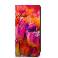 Bookcase Samsung Galaxy A41 Tulips - thumbnail