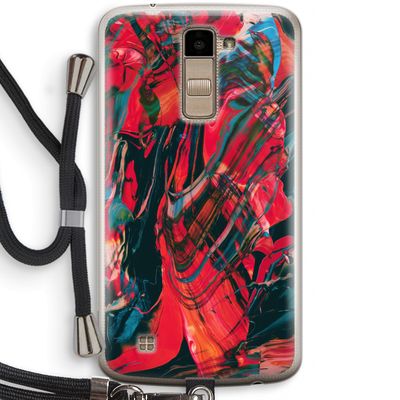 Endless Descent: LG K10 (2016) Transparant Hoesje met koord