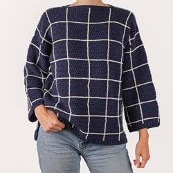 Checkered Sweater XS 059 haakpakket