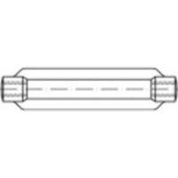 TOOLCRAFT 136627 Spanmoer M24 Staal Thermisch verzinkt DIN 1480 1 stuk(s)