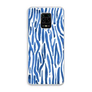 Blauwe nerven: Xiaomi Redmi Note 10 Lite Transparant Hoesje