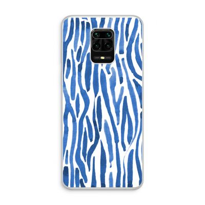 Blauwe nerven: Xiaomi Redmi Note 10 Lite Transparant Hoesje