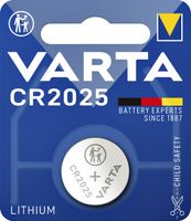 Batterij Varta knoopcel CR2025 lithium blister ÃƒÆ’ 1stuk - thumbnail