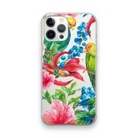 Papegaaien: iPhone 12 Pro Max Transparant Hoesje