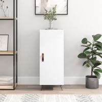 Dressoir 34,5x34x90 cm bewerkt hout wit