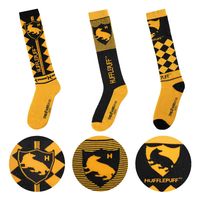 Harry Potter Knee-high socks 3-Pack Hufflepuff - thumbnail