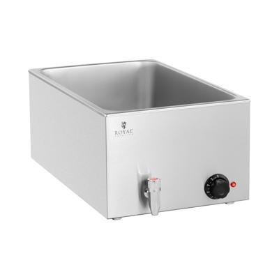 Bain Marie - 600 W - GN 1/1 - zonder bak - aftapkraan