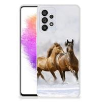 Samsung Galaxy A73 5G | TPU Hoesje | Paarden