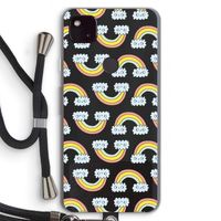 Regenboog: Pixel 4a 5G Transparant Hoesje met koord