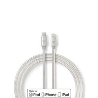 Apple Lightning-Kabel | Apple Lightning 8-Pins Male - USB-C | 1,00 m | Aluminium - thumbnail