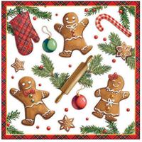 Ambiente servetten 33cm gingerbread