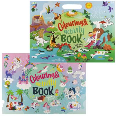 Kleur en Activiteitenboek + Stickers
