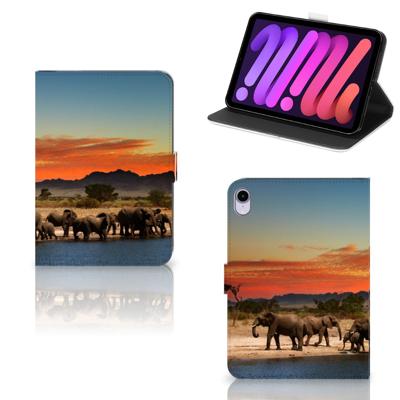 iPad Mini 6 (2021) Flip Case Olifanten