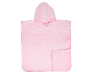 The One Baby Poncho met Capuchon Light Pink