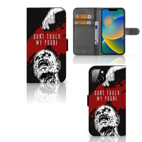 iPhone 14 Plus Portemonnee Hoesje Zombie Blood