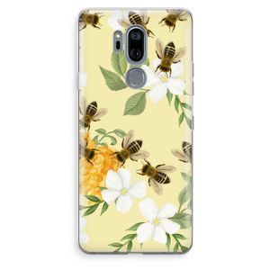 No flowers without bees: LG G7 Thinq Transparant Hoesje