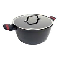 Kookpot met Deksel San Ignacio denia experto Zwart Rood Ø 24 cm
