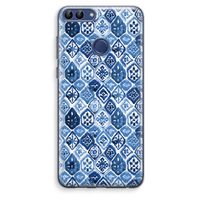 Blauw motief: Huawei P Smart (2018) Transparant Hoesje
