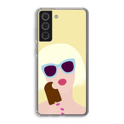Ice cream: Samsung Galaxy S21 FE Transparant Hoesje
