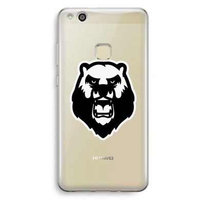 Angry Bear (white): Huawei Ascend P10 Lite Transparant Hoesje