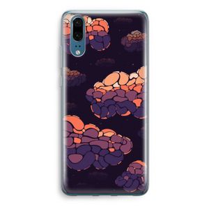 Patroon Wolken: Huawei P20 Transparant Hoesje