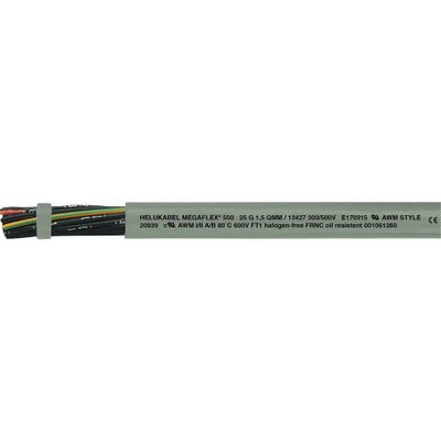 HELU MEGAFLEX® 500 Stuurstroomkabel 3 x 1.5 mm² Grijs 13416-1000 1000 m