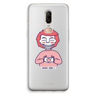 Hartje: OnePlus 6 Transparant Hoesje