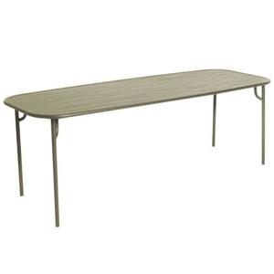 Petite Friture Week-end tuintafel 220x85 jade green