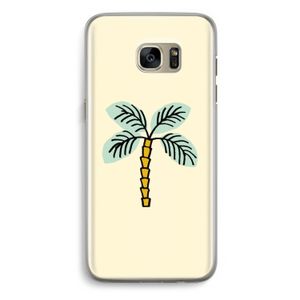 Palmboom: Samsung Galaxy S7 Edge Transparant Hoesje