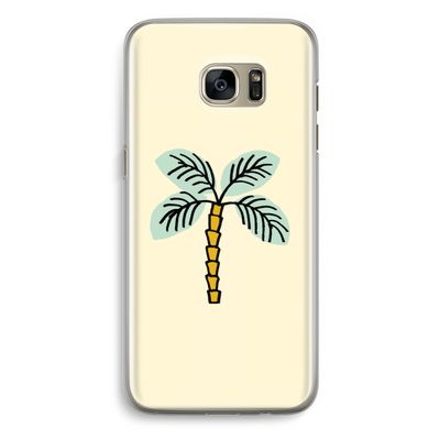 Palmboom: Samsung Galaxy S7 Edge Transparant Hoesje