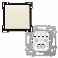 Niko wisselschakelaar 16A 250V met insteekklemmen incl. wip creme