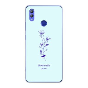 Bloom with grace: Honor Note 10 Transparant Hoesje