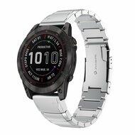 Stainless steel schakelband - Zilver - Garmin Fenix 8 - 51mm