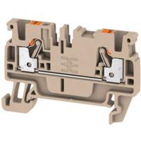 Weidmüller 1521850000 Doorgangsklem 5.1 mm Spanveer Grijs 100 stuk(s)