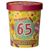 Paperdreams Snoepbeker ø12x14cm - 65 jaar