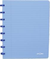 Atoma Trendy schrift, ft A5, 144 bladzijden, commercieel geruit, transparant blauw Atoma Trendy schrift, ft A5, 144 bladzijden, commercieel geruit, transparant blauw